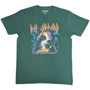 Def Leppard - Hysteria Album Art Uni Green i gruppen MERCHANDISE / T-shirt / Metal hos Bengans Skivbutik AB (5544815r)