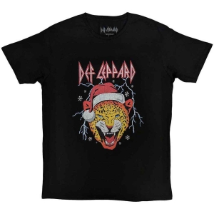 Def Leppard - Holiday Leppard Uni Bl i gruppen MERCHANDISE / T-shirt / Metal hos Bengans Skivbutik AB (5544818r)