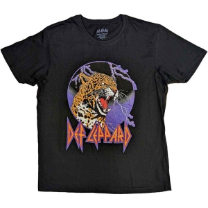 Def Leppard - Lightning Leopard Uni Bl i gruppen MERCHANDISE / T-shirt / Metal hos Bengans Skivbutik AB (5544820r)