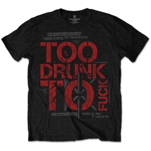 Dead Kennedys - Too Drunk Uni Bl i gruppen MERCHANDISE / T-shirt / Punk hos Bengans Skivbutik AB (5544833r)