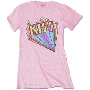 Kiss - Stars Lady Pink i gruppen MERCHANDISE / T-shirt / Metal hos Bengans Skivbutik AB (5544854r)