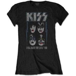 Kiss - Made For Lovin' You Lady Bl i gruppen MERCHANDISE / T-shirt / Metal hos Bengans Skivbutik AB (5544855r)