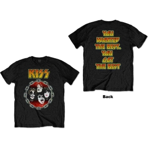 Kiss - You Wanted The Best Uni Bl i gruppen MERCHANDISE / T-shirt / Metal hos Bengans Skivbutik AB (5544884r)