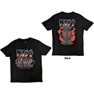 Kiss - End Of The Road Tour Red Uni Bl i gruppen MERCHANDISE / T-shirt / Metal hos Bengans Skivbutik AB (5544896r)