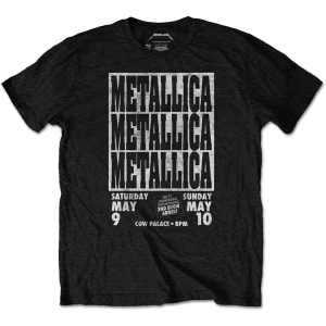 Metallica - Cow Palace Uni Bl Eco i gruppen MERCHANDISE / T-shirt / Metal hos Bengans Skivbutik AB (5544900r)