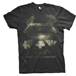 Metallica - Master Of Puppets Distressed Bl T-Shirt i gruppen MERCHANDISE / T-shirt / Metal hos Bengans Skivbutik AB (5544903r)