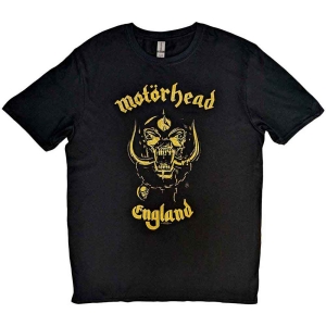 Motorhead - England Classic Gold Uni Bl i gruppen MERCHANDISE / T-shirt / Metal hos Bengans Skivbutik AB (5544944r)