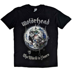 Motorhead - The World Is Yours Album Uni Bl i gruppen MERCHANDISE / T-shirt / Metal hos Bengans Skivbutik AB (5544947r)