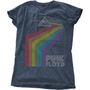 Pink Floyd - Prism Arch Snow Wash Lady Denim i gruppen MERCHANDISE / T-shirt / Pop-Rock hos Bengans Skivbutik AB (5545041)