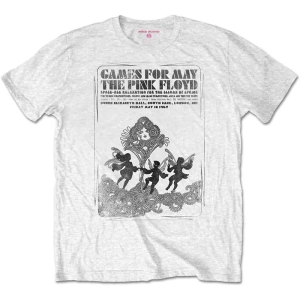 Pink Floyd - Games For May B&W Uni Wht i gruppen MERCHANDISE / T-shirt / Pop-Rock hos Bengans Skivbutik AB (5545599r)