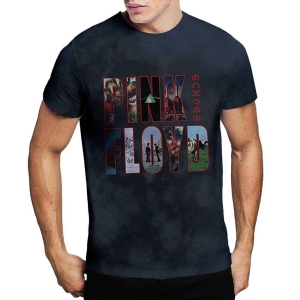 Pink Floyd - Echoes Album Montage Uni Bl Dip-Dye i gruppen MERCHANDISE / T-shirt / Pop-Rock hos Bengans Skivbutik AB (5545608r)