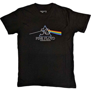 Pink Floyd - 50Th Prism Logo Uni Bl i gruppen MERCHANDISE / T-shirt / Pop-Rock hos Bengans Skivbutik AB (5545619r)