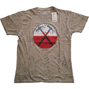 Pink Floyd - The Wall Hammers Snow Wash Uni Sand i gruppen MERCHANDISE / T-shirt / Pop-Rock hos Bengans Skivbutik AB (5545666r)