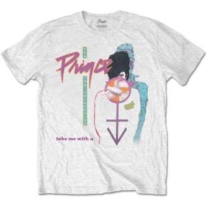 Prince - Take Me With U Uni Wht i gruppen MERCHANDISE / T-shirt / Pop-Rock hos Bengans Skivbutik AB (5545848r)