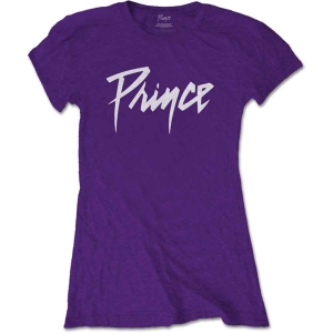 Prince - Logo Lady Purp i gruppen MERCHANDISE / T-shirt / Pop-Rock hos Bengans Skivbutik AB (5545851r)