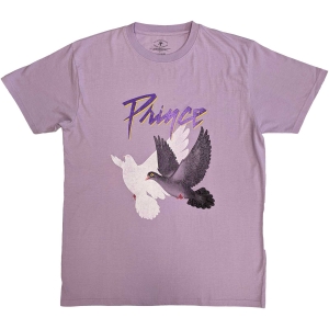 Prince - Doves Distressed Uni Purp i gruppen MERCHANDISE / T-shirt / Pop-Rock hos Bengans Skivbutik AB (5545883r)