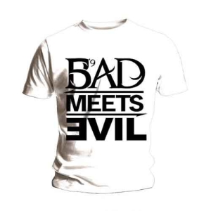 Eminem - Bad Meets Evil Uni Wht i gruppen MERCHANDISE / T-shirt / Hip Hop-Rap hos Bengans Skivbutik AB (5546039r)