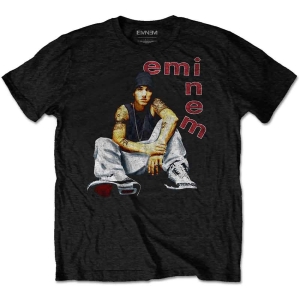 Eminem - Letters Uni Bl i gruppen MERCHANDISE / T-shirt / Hip Hop-Rap hos Bengans Skivbutik AB (5546051r)