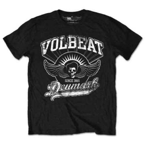 Volbeat - Rise From Denmark Uni Bl i gruppen MERCHANDISE / T-shirt / Metal hos Bengans Skivbutik AB (5546183r)