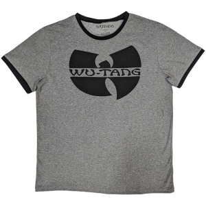 Wu-Tang Clan - Logo Ringer Uni Grey i gruppen MERCHANDISE / T-shirt / Hip Hop-Rap hos Bengans Skivbutik AB (5546187r)