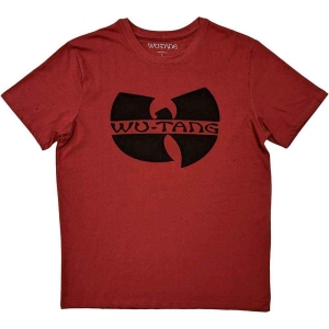 Wu-Tang Clan - Logo Uni Red i gruppen MERCHANDISE / T-shirt / Hip Hop-Rap hos Bengans Skivbutik AB (5546191r)