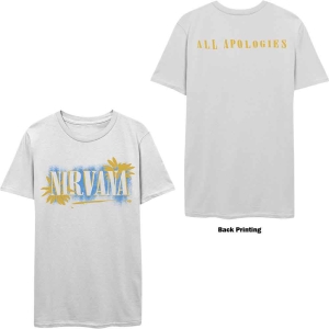 Nirvana - All Apologies Uni Wht i gruppen MERCHANDISE / T-shirt / Pop-Rock hos Bengans Skivbutik AB (5546489r)