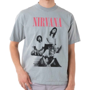 Nirvana - Bathroom Photo Uni Grey i gruppen MERCHANDISE / T-shirt / Pop-Rock hos Bengans Skivbutik AB (5546490r)