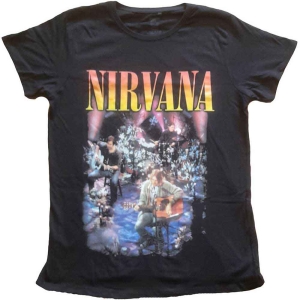 Nirvana - Unplugged Photo Lady Bl i gruppen MERCHANDISE / T-shirt / Pop-Rock hos Bengans Skivbutik AB (5546493r)