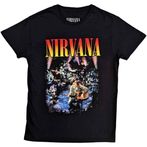 Nirvana - Unplugged Photo Uni Bl i gruppen MERCHANDISE / T-shirt / Pop-Rock hos Bengans Skivbutik AB (5546494r)