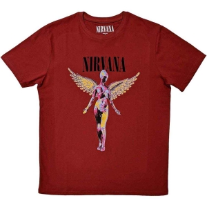 Nirvana - In Utero Uni Red i gruppen MERCHANDISE / T-shirt / Pop-Rock hos Bengans Skivbutik AB (5546497r)