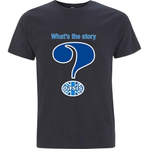 Oasis - Question Mark Uni Navy i gruppen MERCHANDISE / T-shirt / Pop-Rock hos Bengans Skivbutik AB (5546502r)