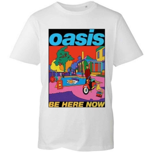 Oasis - Be Here Now Illustration Uni Wht i gruppen MERCHANDISE / T-shirt / Pop-Rock hos Bengans Skivbutik AB (5546504r)