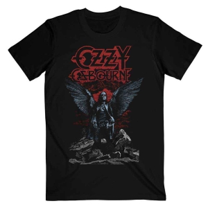 Ozzy Osbourne - Angel Wings Uni Bl T-Shirt i gruppen MERCHANDISE / T-shirt / Metal hos Bengans Skivbutik AB (5546622r)