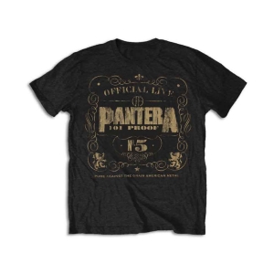 Pantera - 101 Proof Uni Bl i gruppen MERCHANDISE / T-shirt / Metal hos Bengans Skivbutik AB (5546637r)