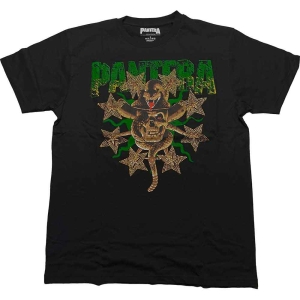 Pantera - Skull And Snake Diamante Uni Bl i gruppen MERCHANDISE / T-shirt / Metal hos Bengans Skivbutik AB (5546649r)