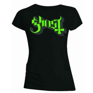 Ghost - Green/Grey Keyline Logo Skinny Lady Bl i gruppen MERCHANDISE / T-shirt / Metal hos Bengans Skivbutik AB (5546768r)