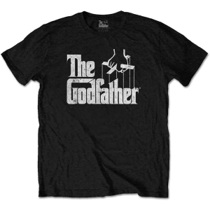 The Godfather - Logo White Uni Bl i gruppen MERCHANDISE / T-shirt / Film-Musikkkal hos Bengans Skivbutik AB (5547058)