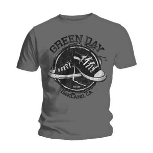 Green Day - Converse Uni Grey i gruppen MERCHANDISE / T-shirt / Punk hos Bengans Skivbutik AB (5547142r)