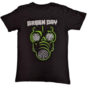 Green Day - Green Mask Uni Bl i gruppen MERCHANDISE / T-shirt / Punk hos Bengans Skivbutik AB (5547144r)