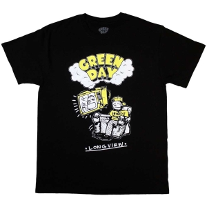 Green Day - Longview Doodle Uni Bl i gruppen MERCHANDISE / T-shirt / Punk hos Bengans Skivbutik AB (5547153r)