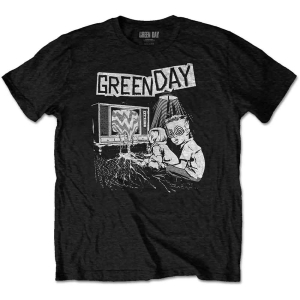 Green Day - Tv Wasteland Uni Bl i gruppen MERCHANDISE / T-shirt / Punk hos Bengans Skivbutik AB (5547160r)