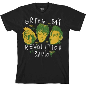 Green Day - Scribble Mask Uni Bl i gruppen MERCHANDISE / T-shirt / Punk hos Bengans Skivbutik AB (5547166r)