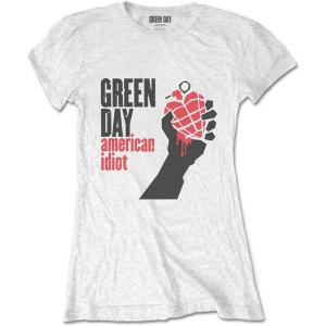 Green Day - American Idiot Lady Wht i gruppen MERCHANDISE / T-shirt / Punk hos Bengans Skivbutik AB (5547184r)