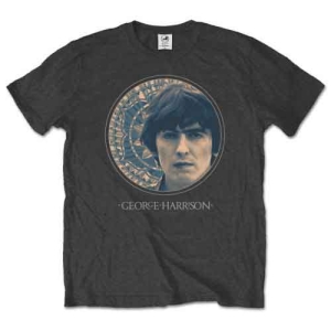 George Harrison - Circular Portrait Uni Char i gruppen MERCHANDISE / T-shirt / Pop-Rock hos Bengans Skivbutik AB (5547201r)