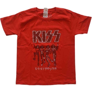 Kiss - Destroyer Sketch Boys Red i gruppen MERCHANDISE / Merch / Metal hos Bengans Skivbutik AB (5548210)