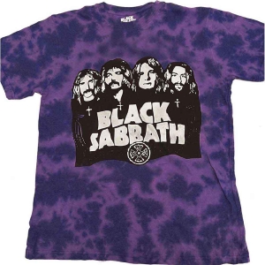 Black Sabbath - Band & Logo Boys T-Shirt Purp Dip-Dye i gruppen MERCHANDISE / Merch / Metal hos Bengans Skivbutik AB (5548670r)