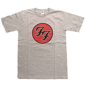 Foo Fighters - Ff Logo Boys T-Shirt Heather i gruppen MERCHANDISE / Merch / Pop-Rock hos Bengans Skivbutik AB (5548688r)