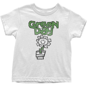 Green Day - Flower Pot Kids Toddler Wht i gruppen MERCHANDISE / Merch / Punk hos Bengans Skivbutik AB (5548695r)