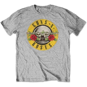 Guns N Roses - Classic Logo Boys T-Shirt Heather i gruppen MERCHANDISE / Merch / Metal hos Bengans Skivbutik AB (5548708r)