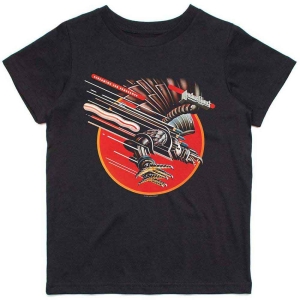 Judas Priest - Screaming For Vengeance Boys T-Shirt Bl i gruppen MERCHANDISE / Merch / Metal hos Bengans Skivbutik AB (5548741r)